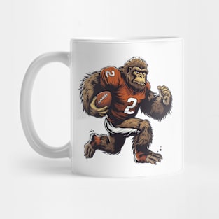 BigFoot American Football Player Mug